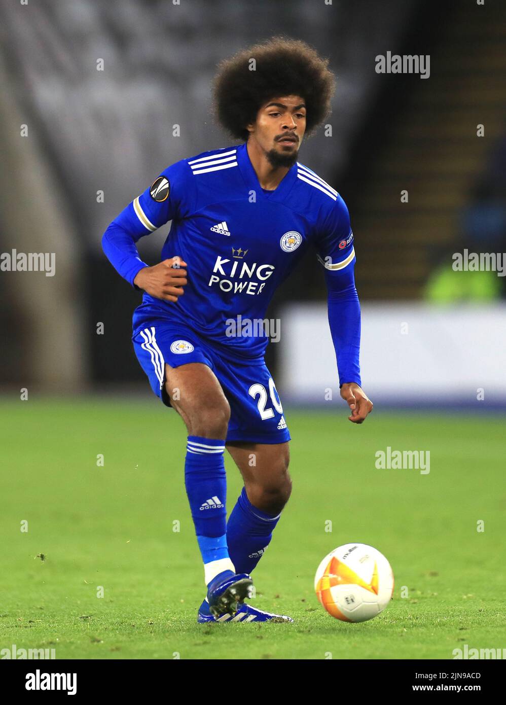 File photo dated 22-10-2020 of Leicester City's Hamza Choudhury who has joined Championship side Watford on a season-long loan deal with the option of a permanent move. Issue date: Wednesday August 10, 2022. Stock Photo