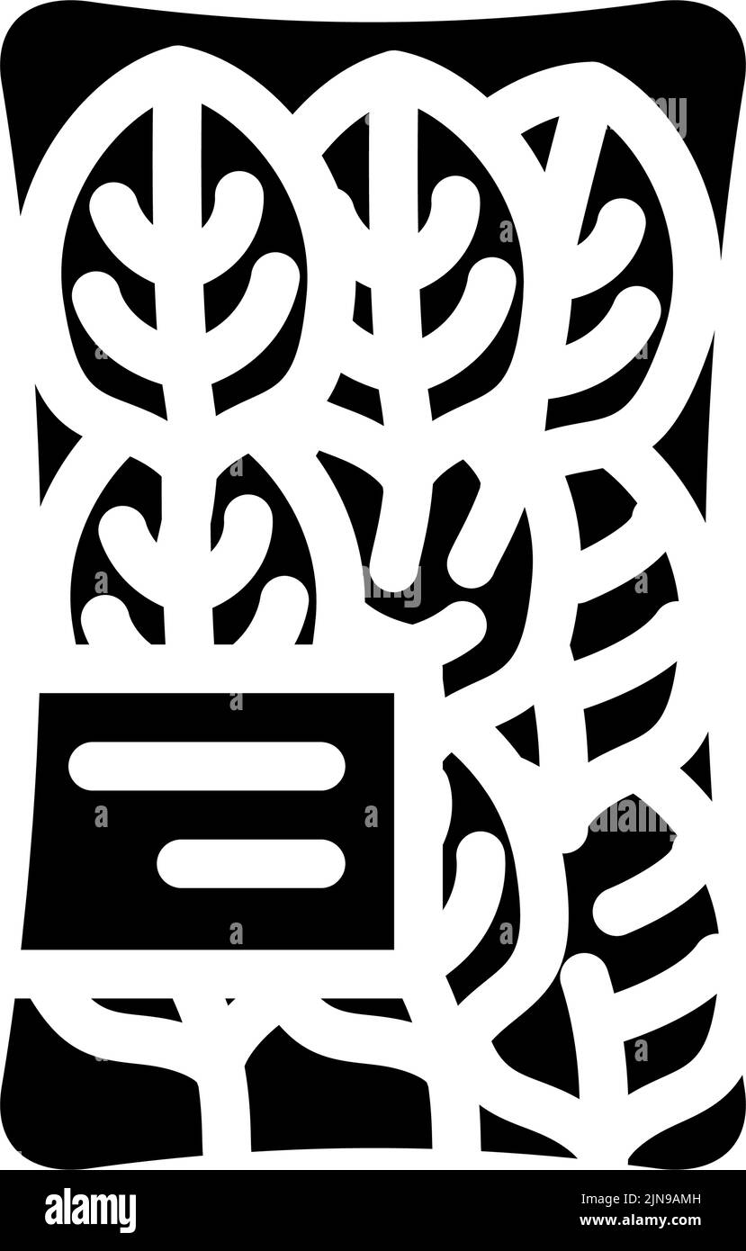 pack spinach glyph icon vector illustration Stock Vector Image & Art ...