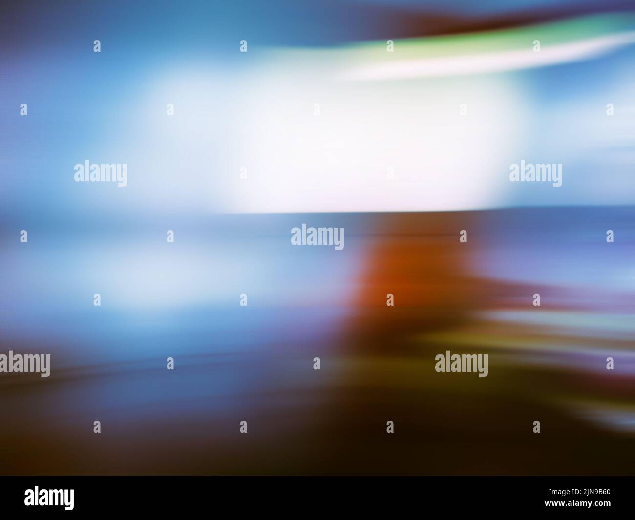 Blur bokeh making of TV commercial movie film. Defocused blurry movie