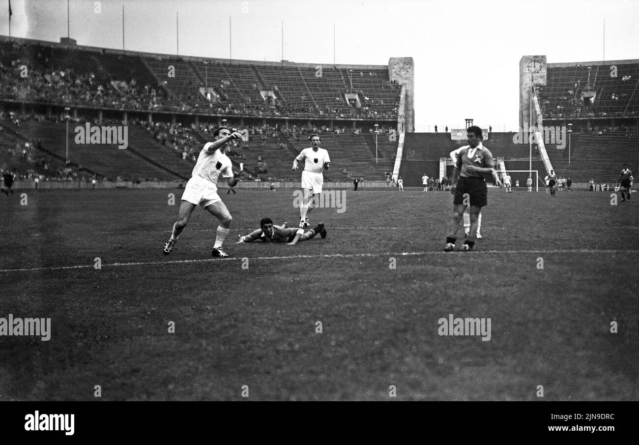 HandballWeltmeisterschaft 1955 in Berlin. Spiel Deutschland Portugal