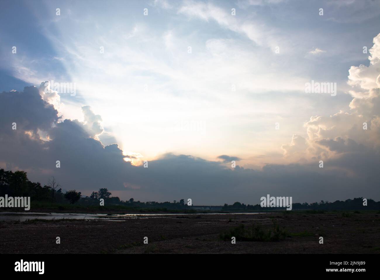 Ssky God Rays god rays in the sunset and beautiful sky Stock Photo - Alamy