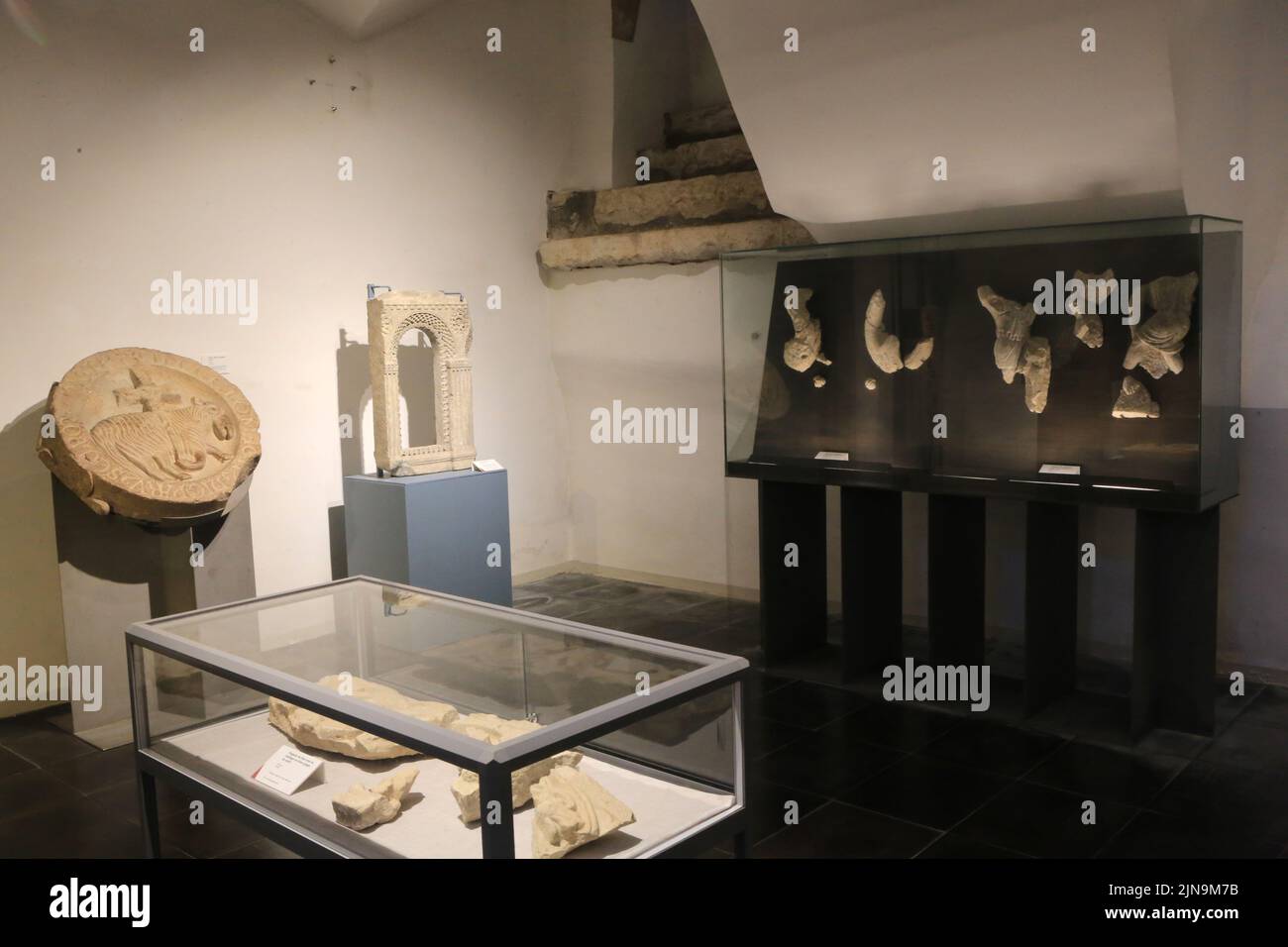 Musée municipal d’Art et d’Archéologie. Musée Ochier. Palais Jean de Bourbon. Cluny. Saône-et-Loire. Bourgogne. France. Europe. Stock Photo