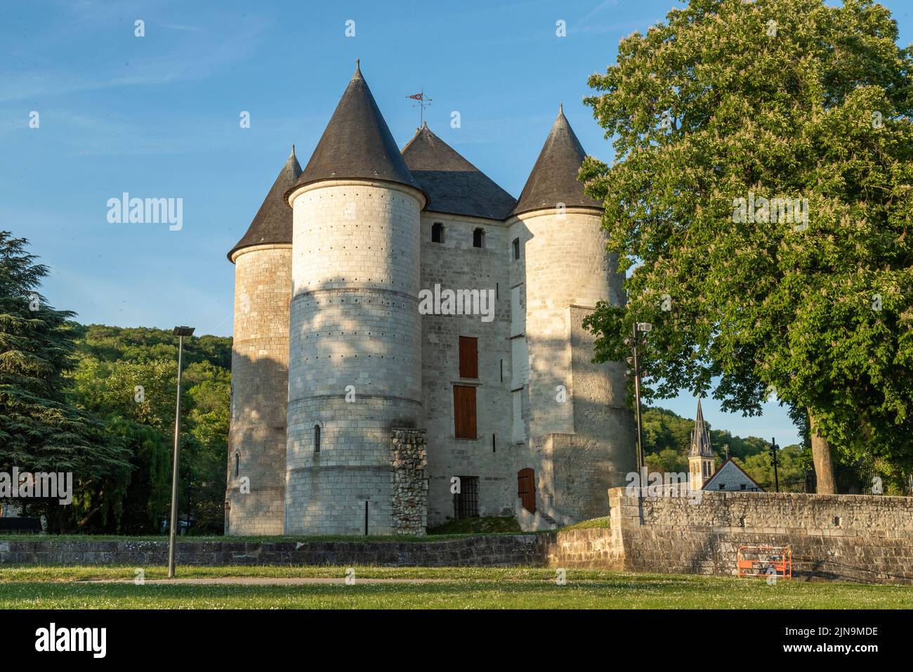 France, Eure, Vernon, the Chateau des Tourelles, Tourelles castle // France, Eure (27), Vernon, le château des Tourelles Stock Photo