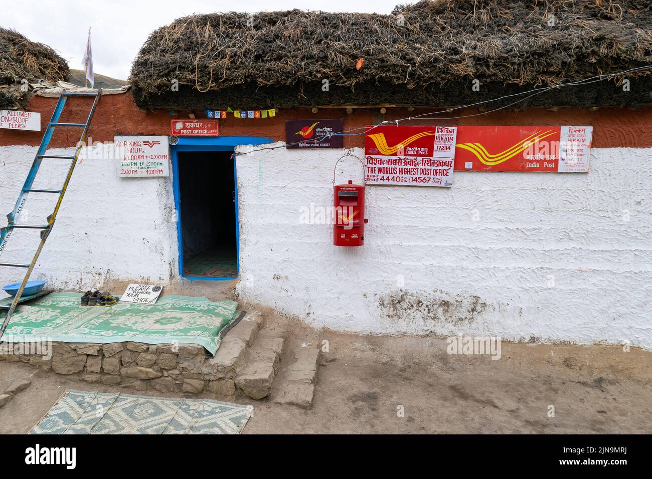 An Outside View Of The Highest Post Office In The World Located In an-outside-view-of-the-highest-post-office-in-the-world-located-in
