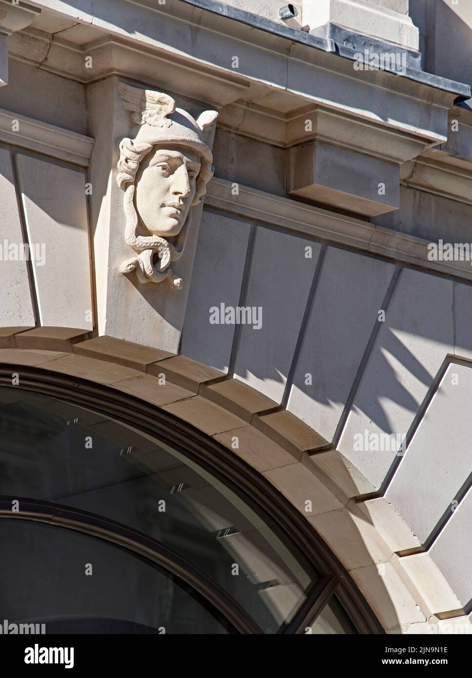 Detail of street facade on St James' Square. 30 St James' Square ...