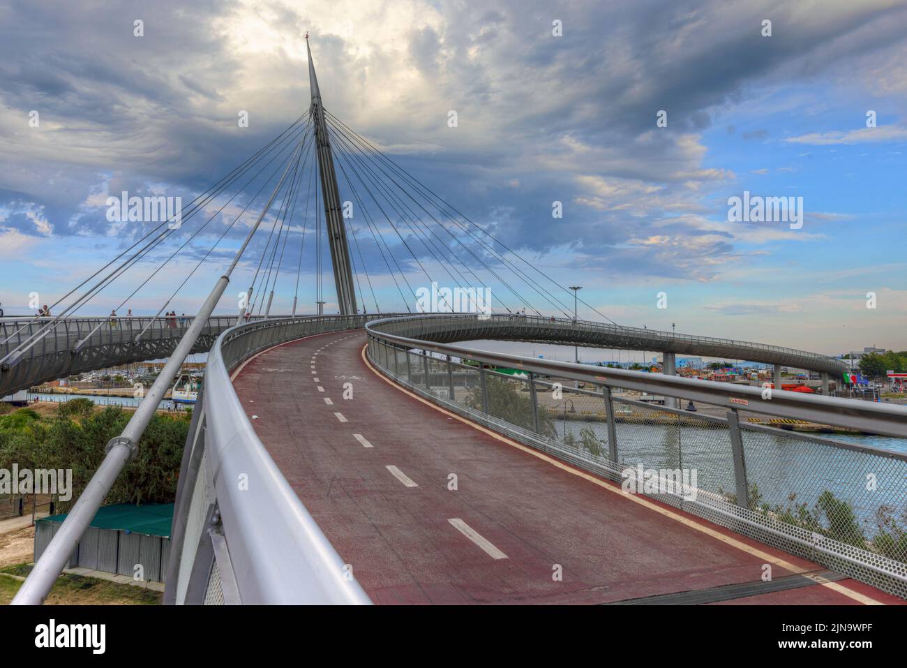Ponte del Mare, Pescara, Abruzzo, Italy Stock Photo