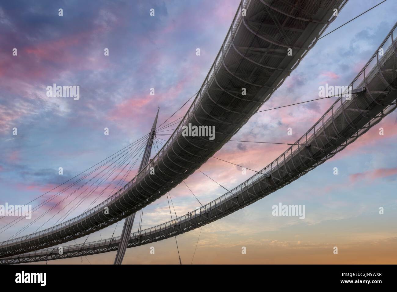 Ponte del Mare, Pescara, Abruzzo, Italy Stock Photo