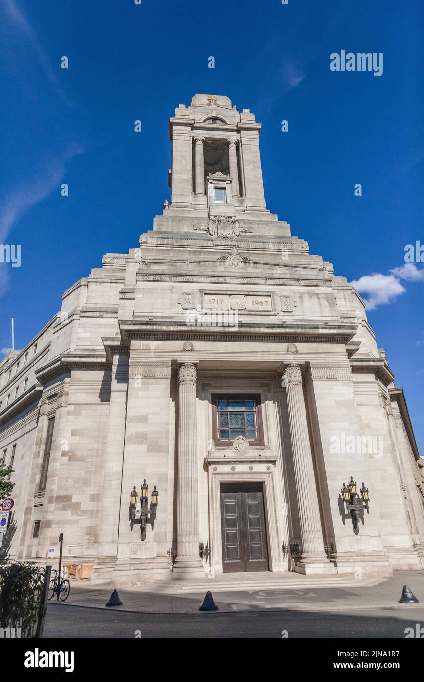 The Freemasons Hall in London,England,UK Stock Photo
