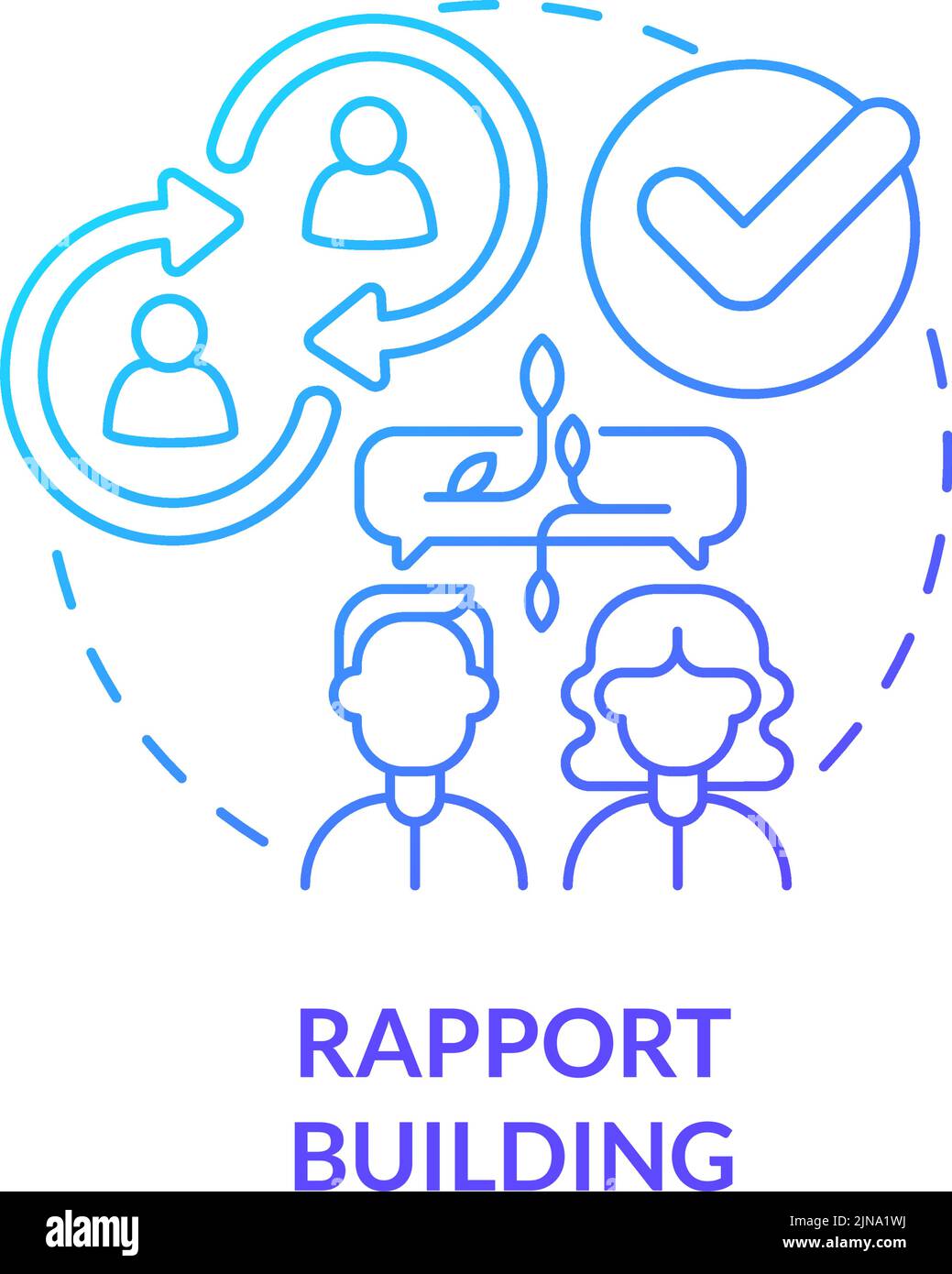 Team rapport Stock Vector Images - Alamy