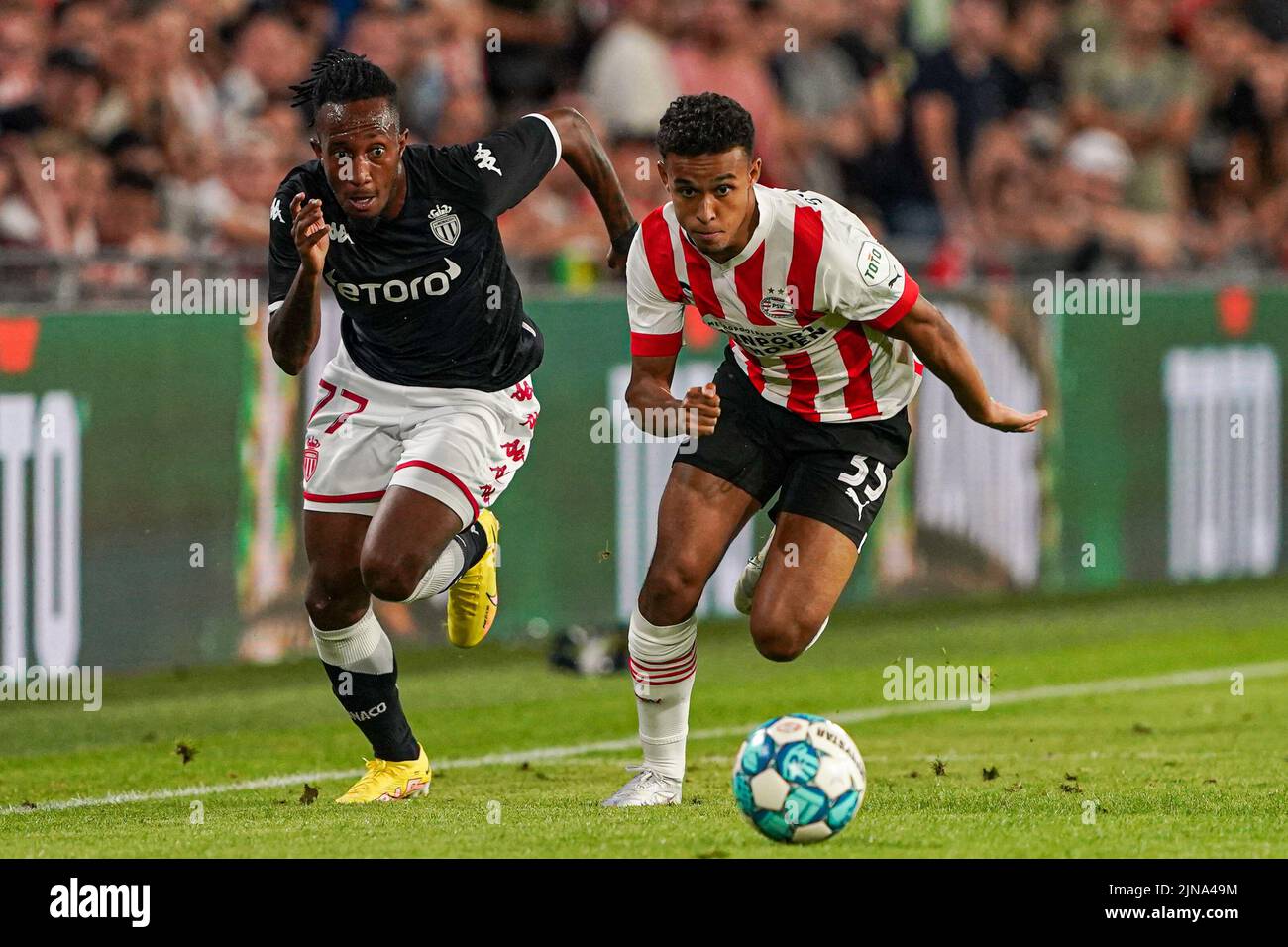 EINDHOVEN NETHERLANDS AUGUST 9 Gelson Martins Of AS Monaco Fredrik EINDHOVEN NETHERLANDS AUGUST 9 Gelson Martins Of AS Monaco Fredrik