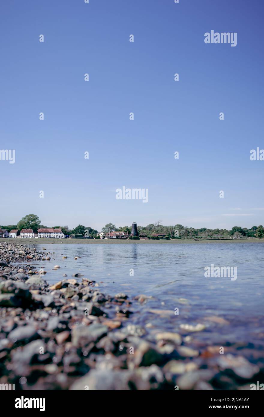 Langstone Harbour on a warm summers day. Stock Photo