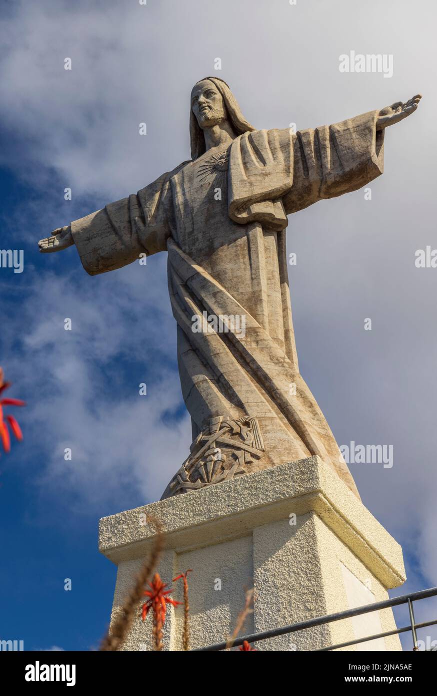 Cristo Rei statue, Garajau, Madeira Stock Photo