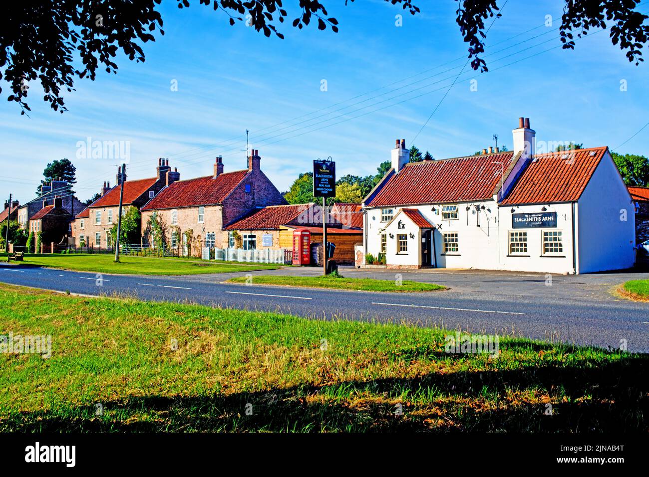 Blacksmiths Arms, Flaxton, North Yorkshire, England Stock Photo Alamy