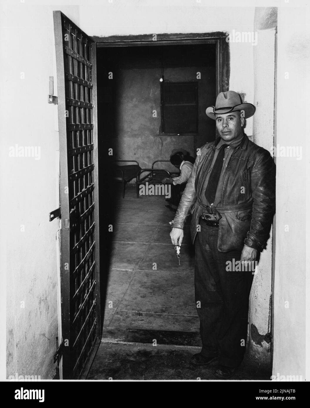 Taos County, New Mexico. Down a short corridor from the sheriff's
