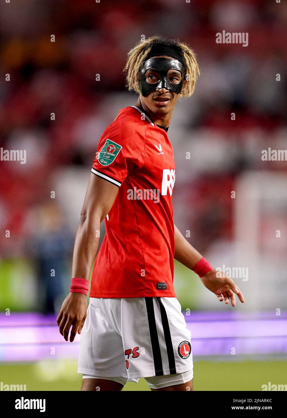 Charlton Athletic's Sean Clare during the Carabao Cup, first round match at The Valley, London. Picture date: Tuesday August 9, 2022. Stock Photo