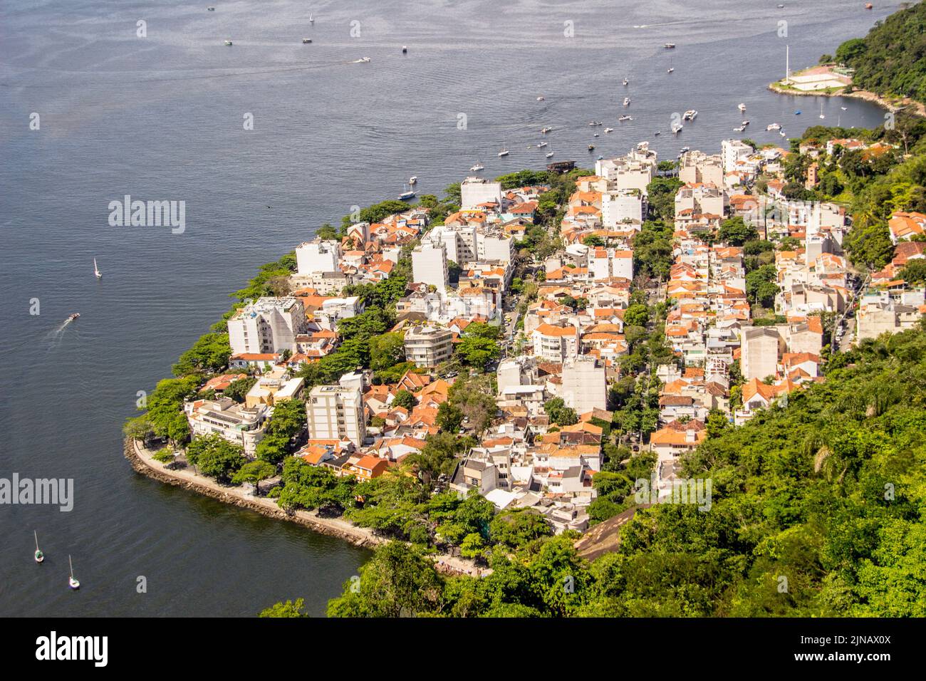 Aerial View of Urca Neighborhood in the City of Rio de Janeiro, Brazil  Stock Photo - Alamy