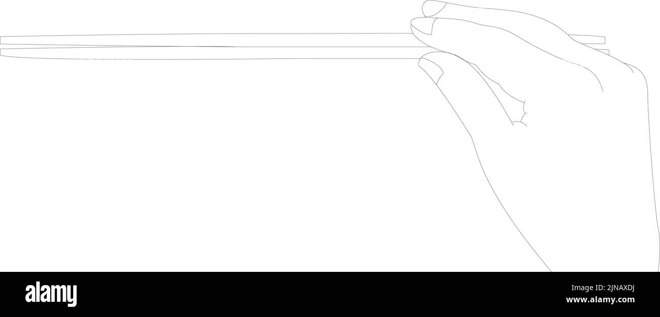 Illustration of how to use chopsticks Stock Vector Image & Art - Alamy