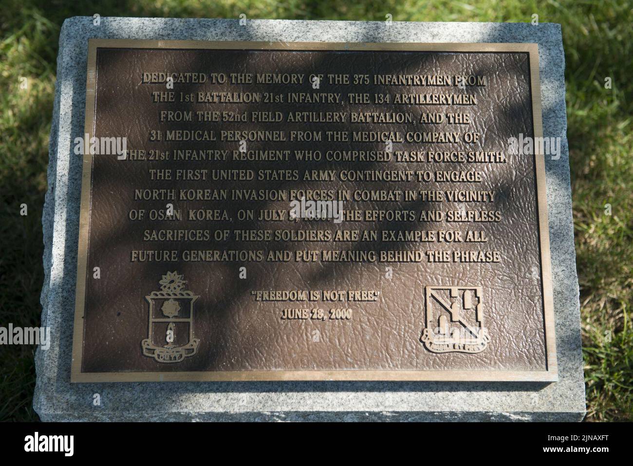 Task Force Smith Memorial in Arlington National Cemetery. (27706865940 ...