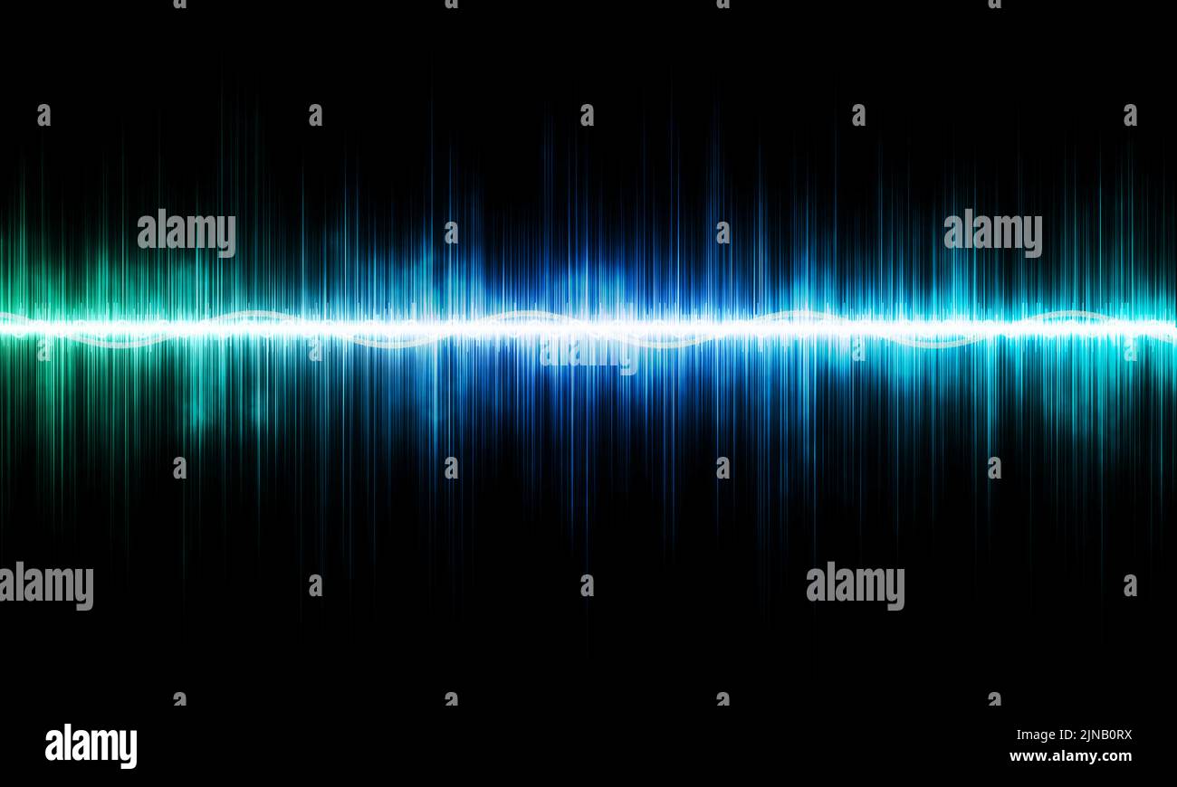 Line soundwave abstract background with voice music technology. Flow