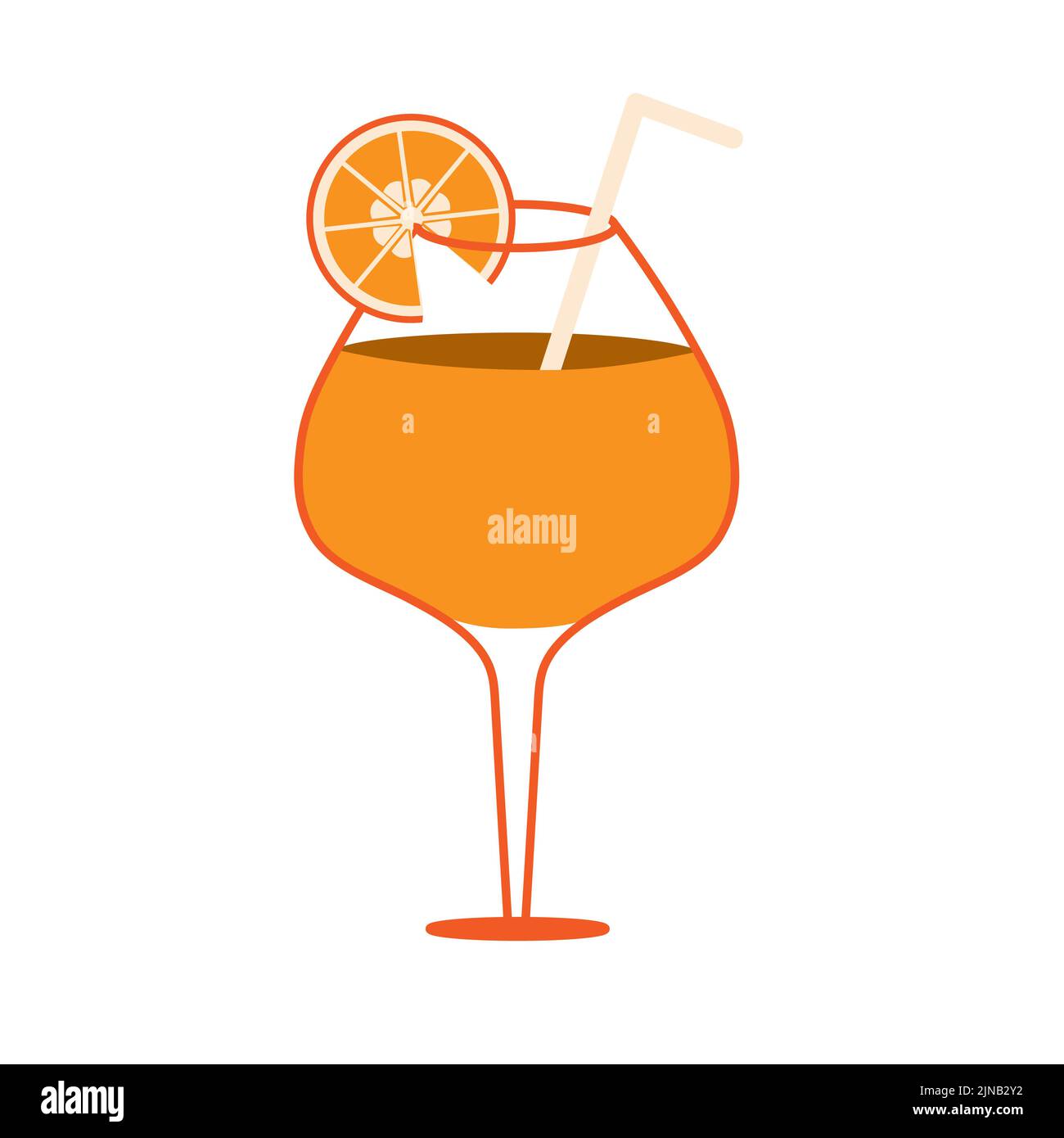 Orange juice drink pub Stock Vector Images Alamy