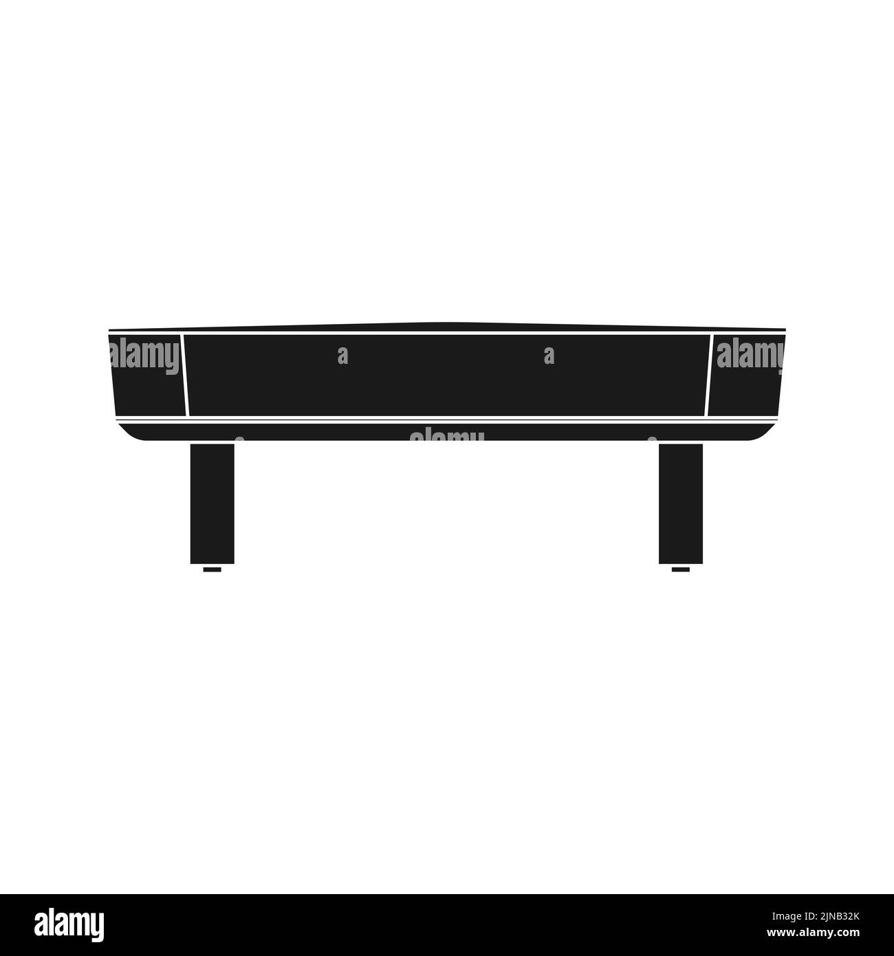 Air hockey table Black and White Stock Photos & Images Alamy