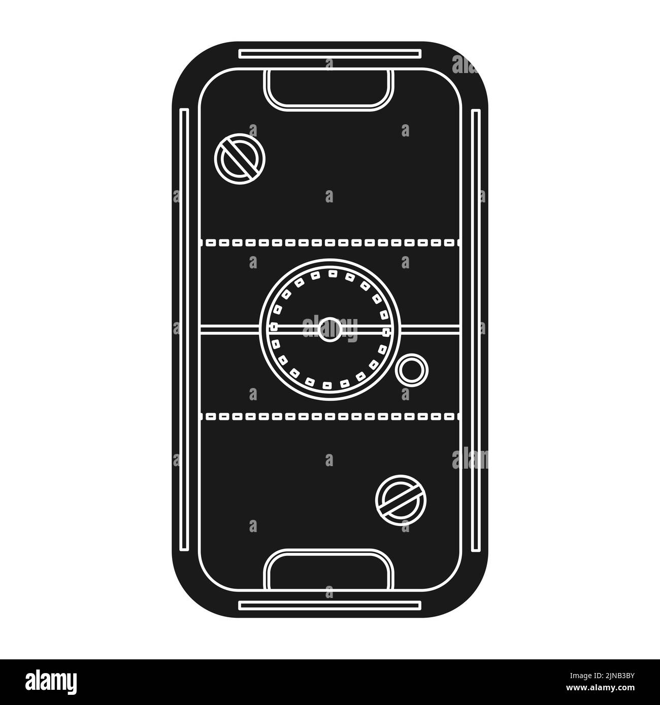 Air hockey table Black and White Stock Photos & Images Alamy