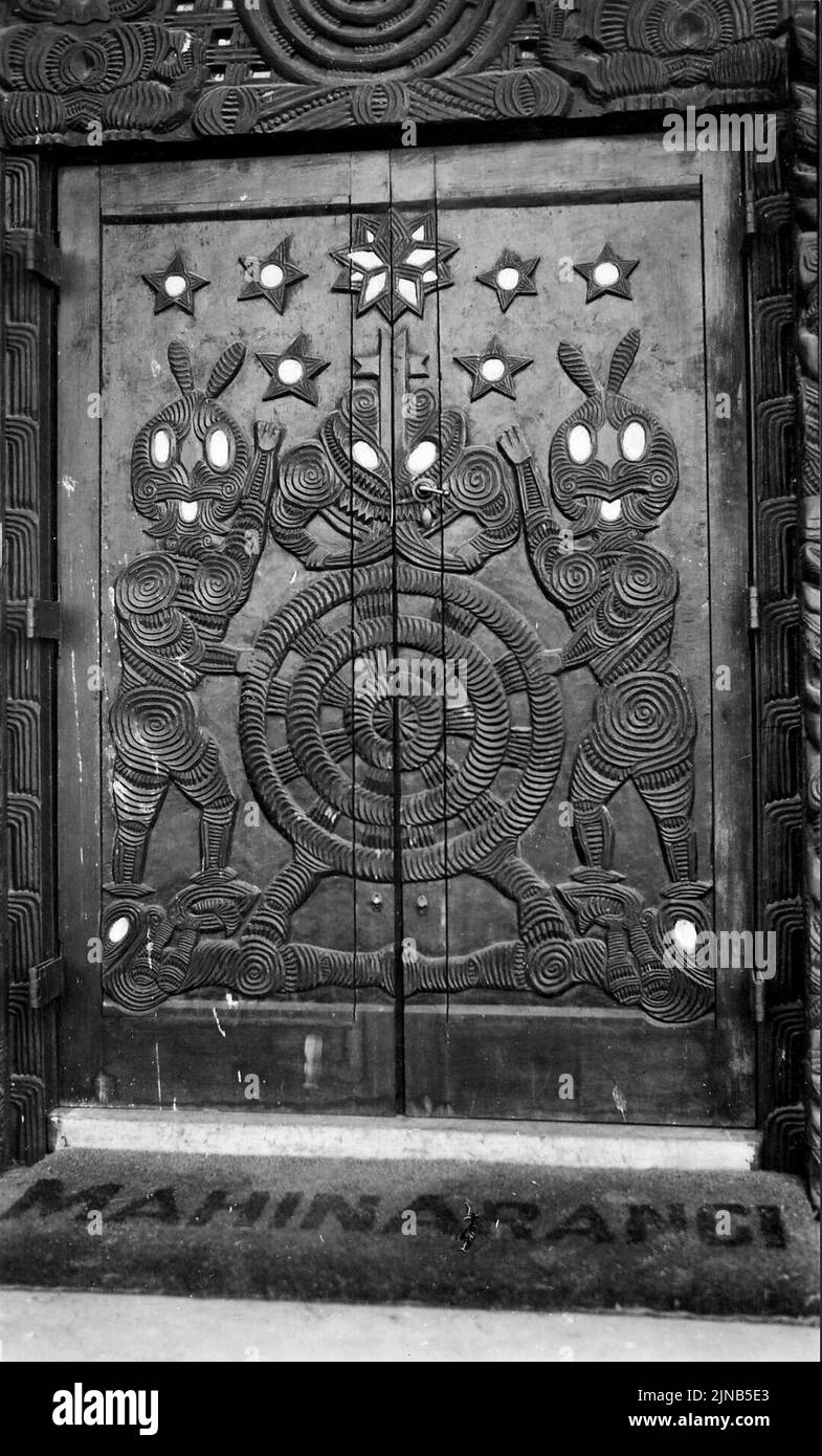 Te Paki o Matariki door Turanga-waewae Marae Stock Photo