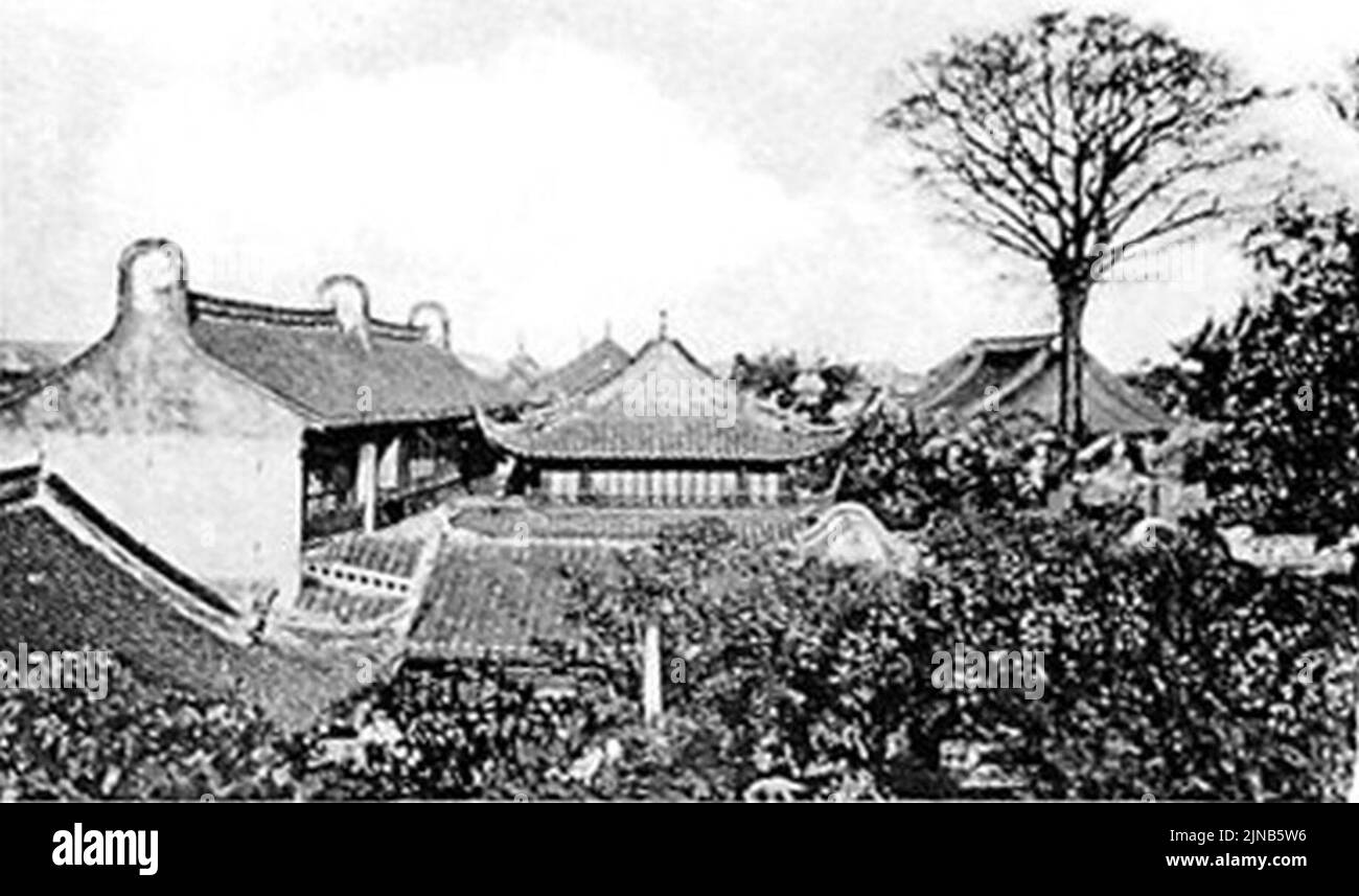 Tea garden bei Shanghai 1 Stock Photo Alamy