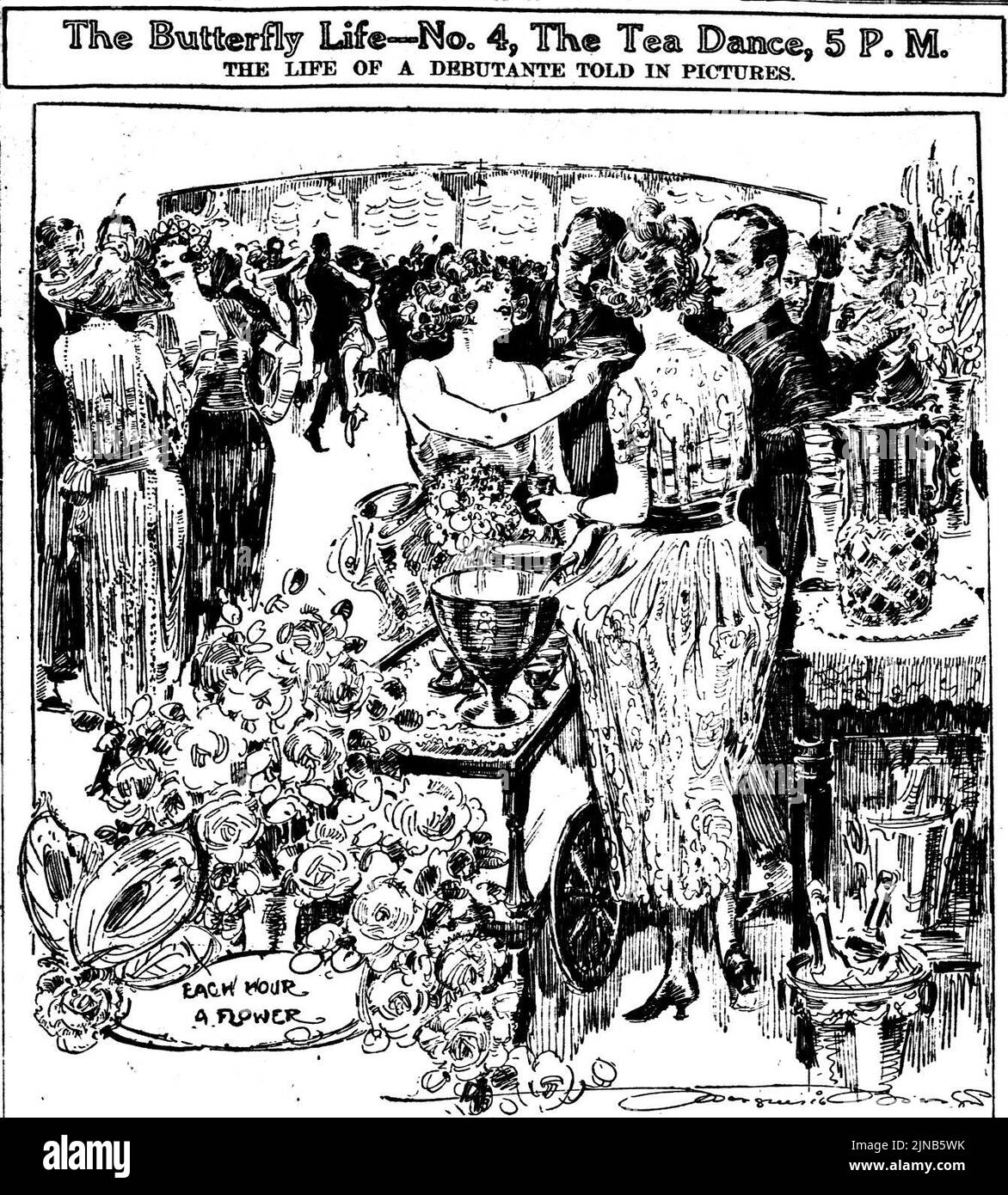 Tea dance as pictured by Marguerite Martyn, 1920 Stock Photo Alamy