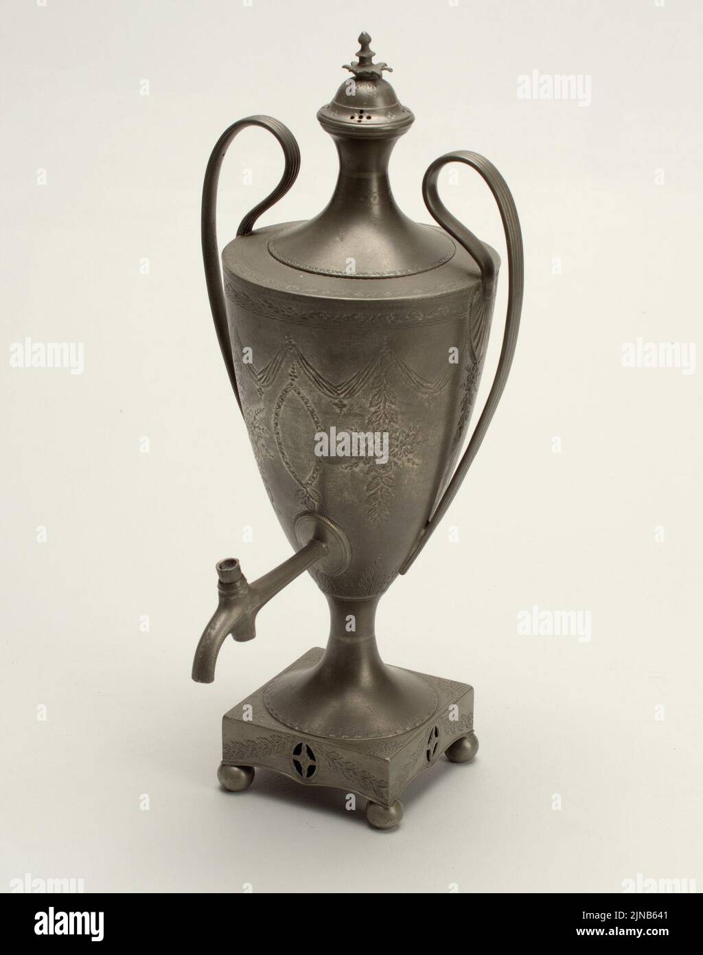 Tea Urn And Cover Stock Photo Alamy