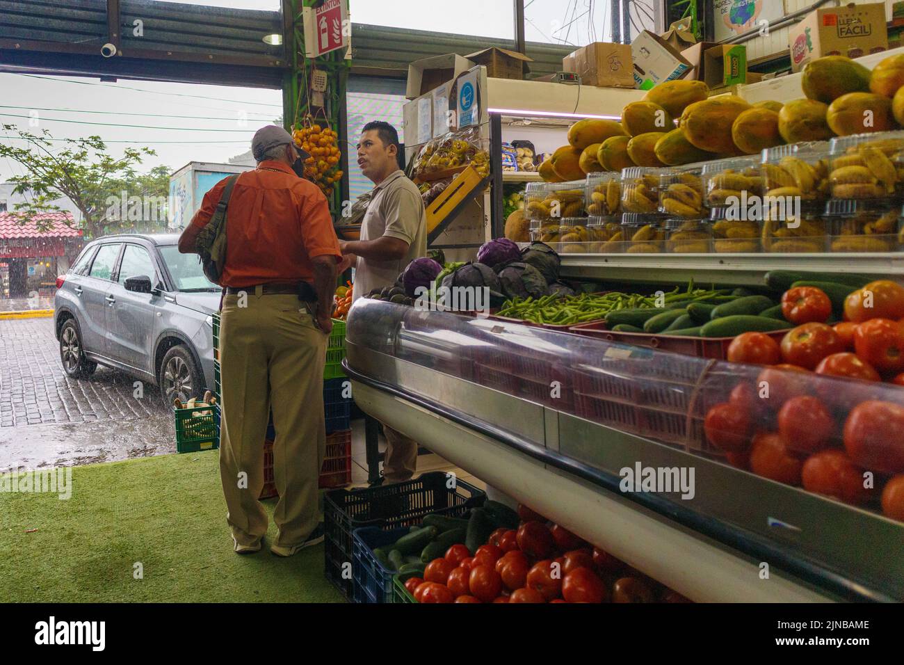 Grocery store in Costa Rica Stock Photo Alamy