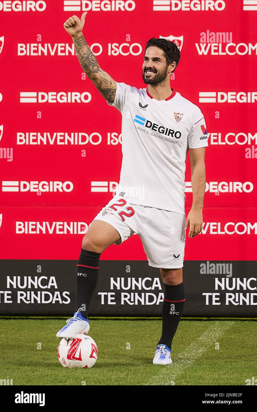 Isco Ramon Spain Seville, Spain. 11th Aug, 2022. Sevilla FC present the Spanish ...