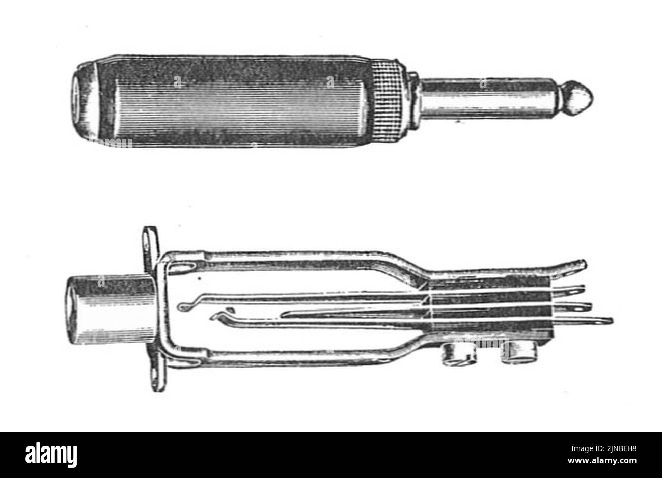 Telephone jacks (Rankin Kennedy, Electrical Installations, Vol V, 1903
