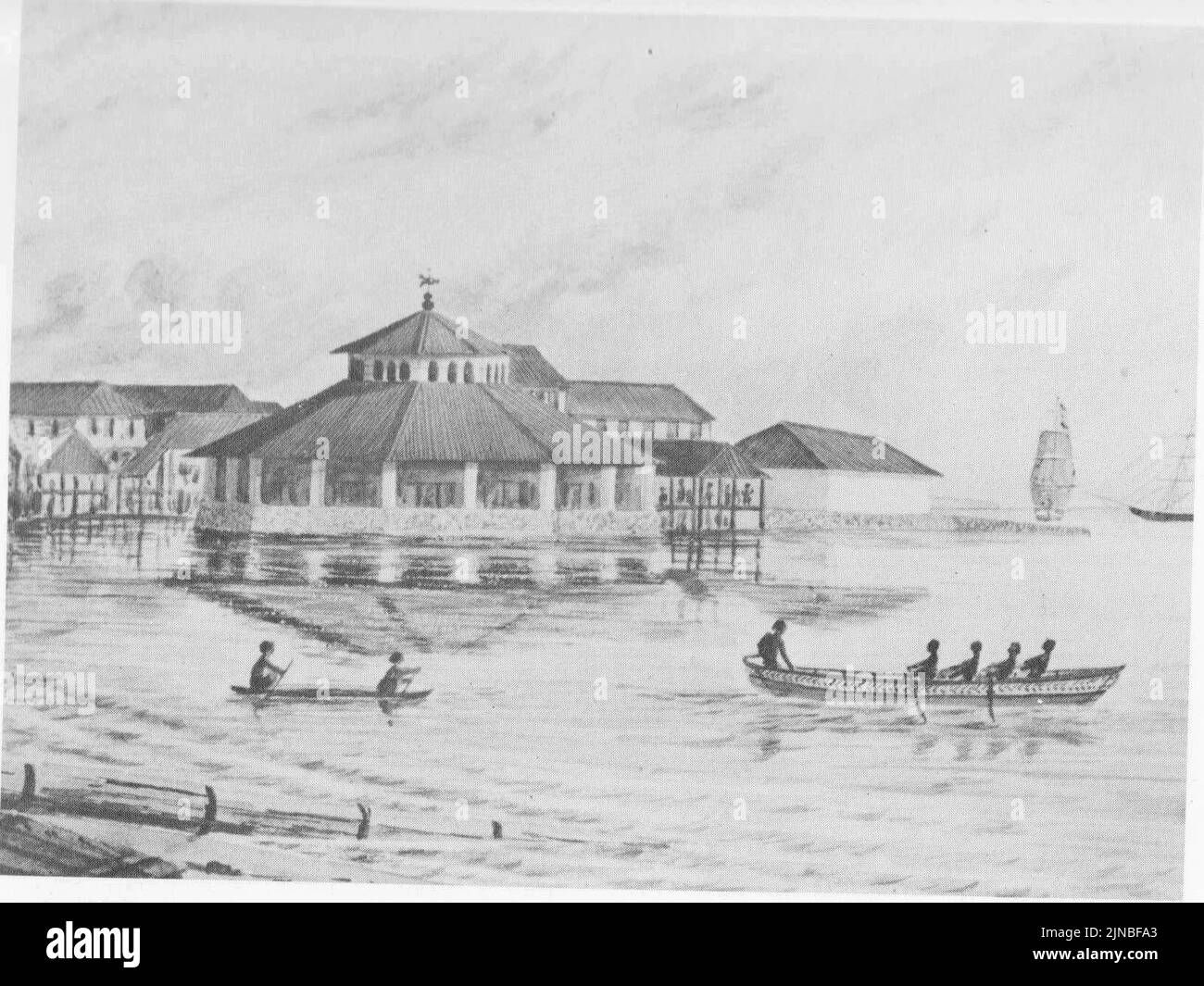 Telok Ayer Market - J.T. Thomson Stock Photo - Alamy