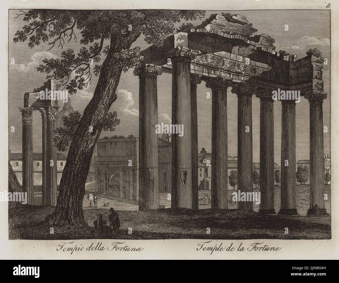 Tempio della Fortuna Li Monumenti Piú Celebri Di Roma Antica E