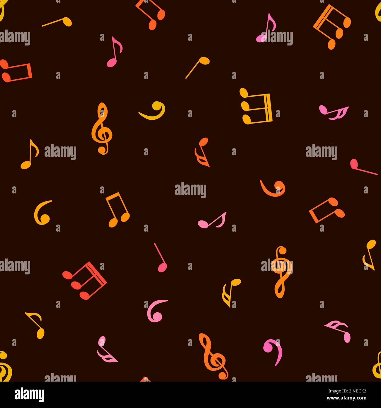 Abstract Jazz Note Pattern Abstract sign symbols seamless music notes pattern for wrapping paper ...