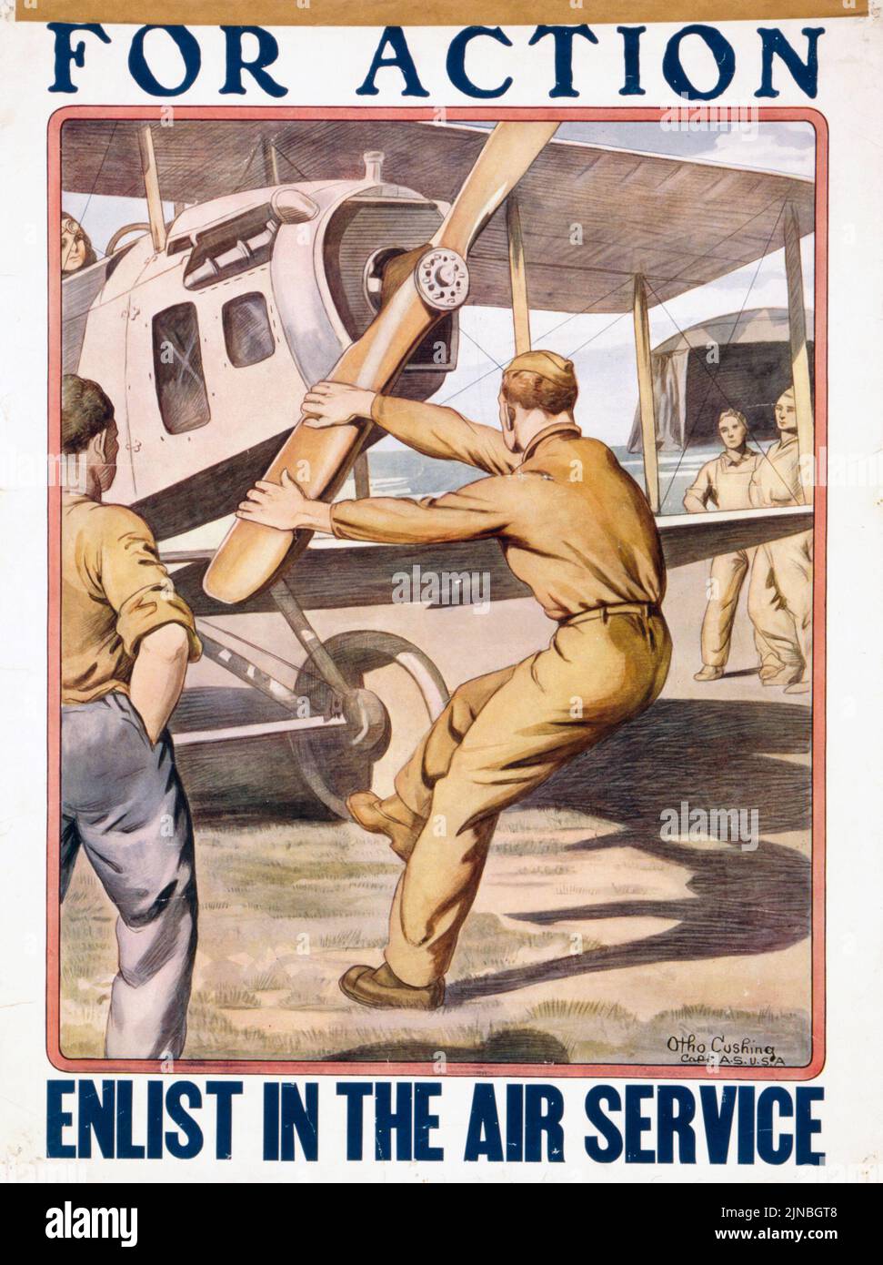 Military propaganda poster air hi-res stock photography and images - Alamy