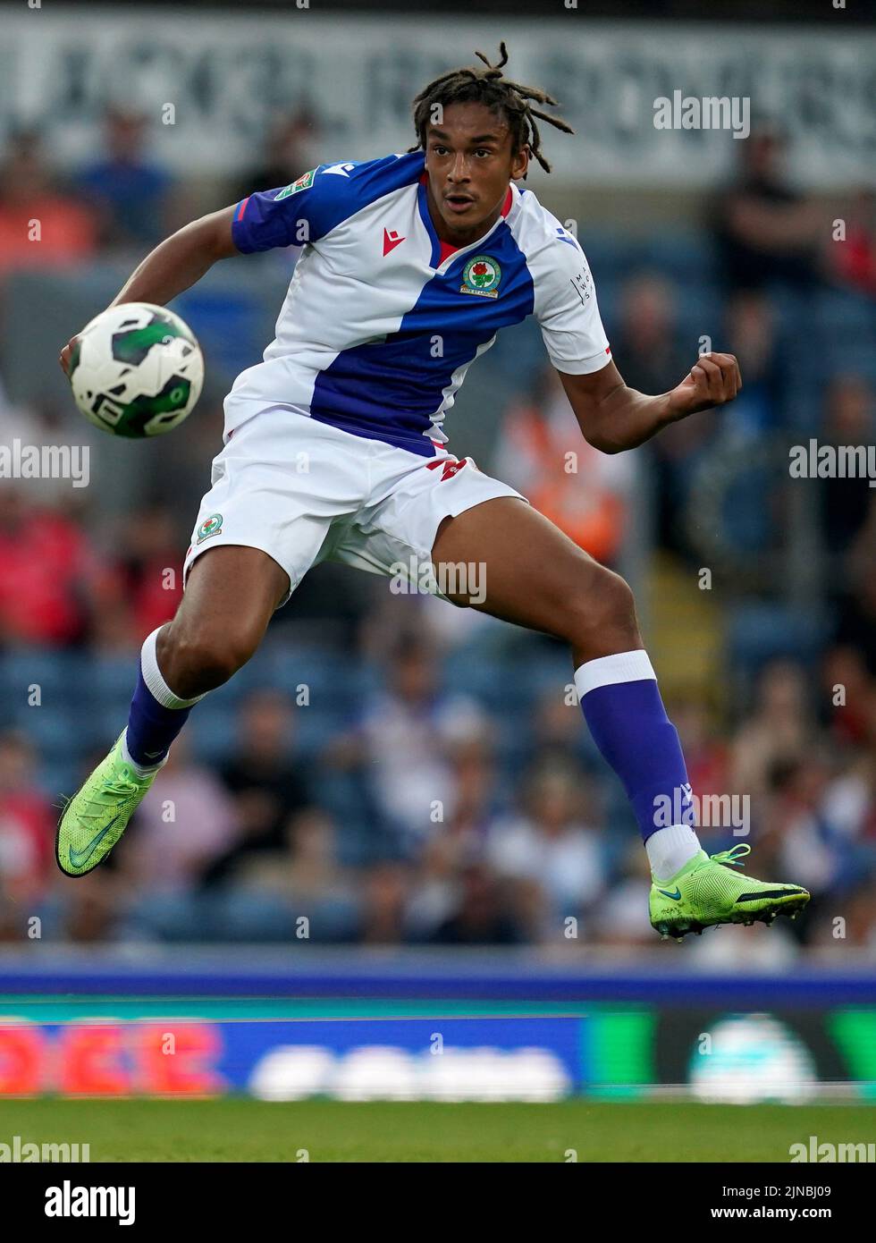 Blackburn Rovers' Ashley Phillips during the Carabao Cup, first round match at Ewood Park, Blackburn. Picture date: Wednesday August 10, 2022. Stock Photo