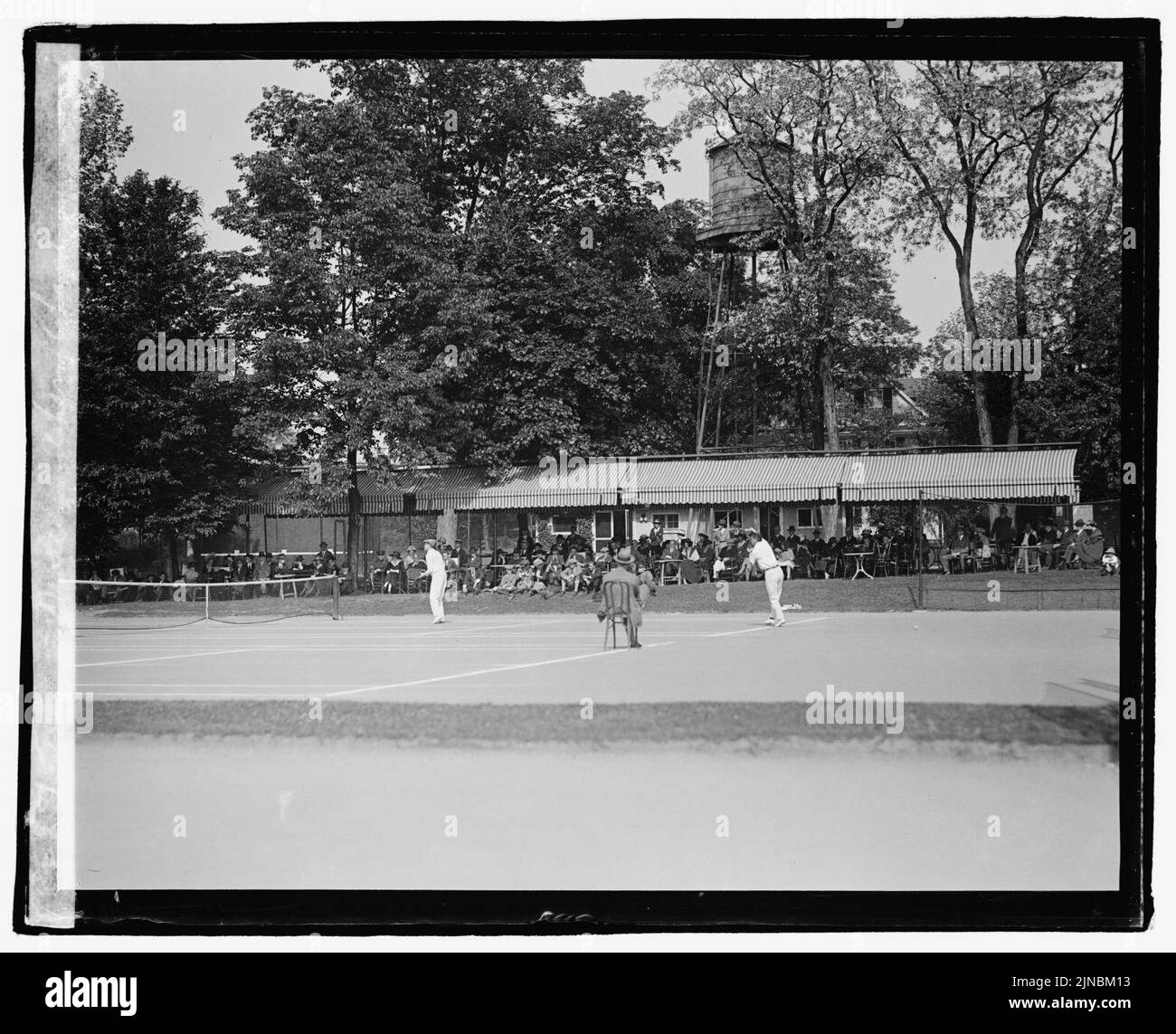 Tennis matches, Chevy Chase Stock Photo Alamy