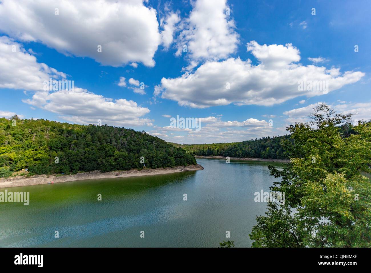 Vltava River. South Bohemian region. Czechia Stock Photo - Alamy