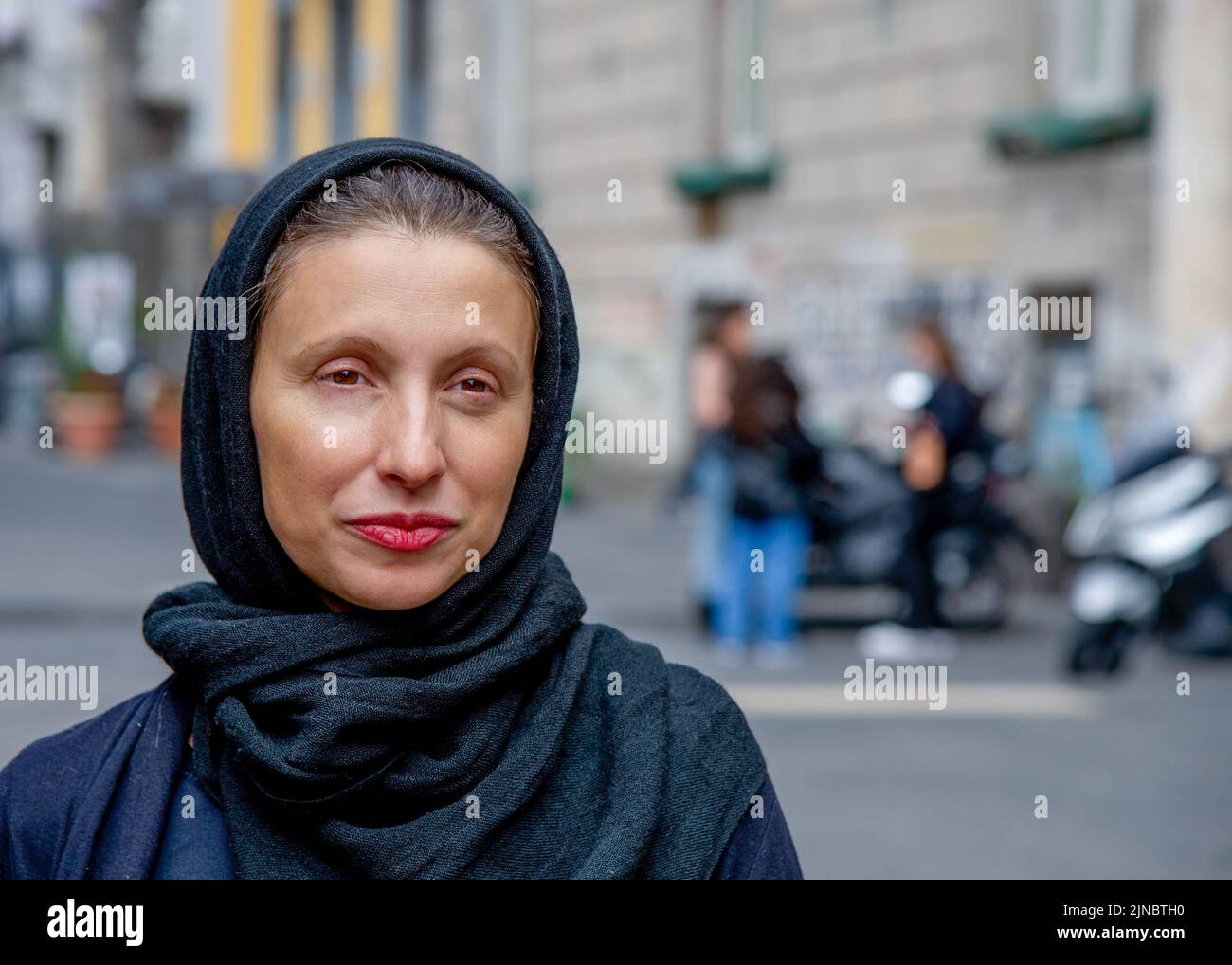 Mature model female face hi-res stock photography and images - Alamy