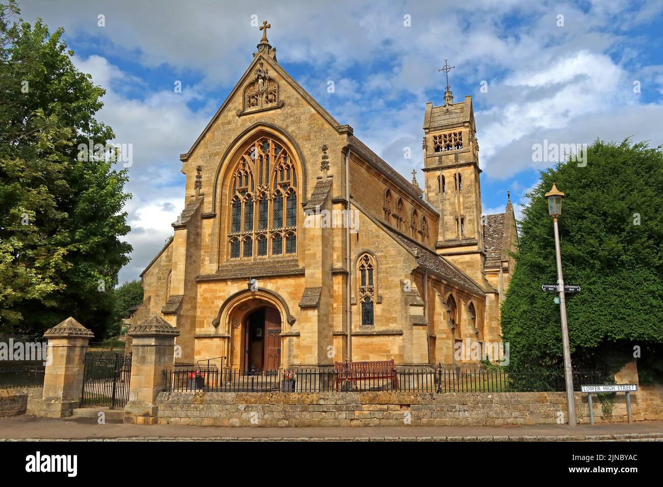 St Catharine's Church - Lower High St,, Chipping Campden, Cotswolds, Gloucestershire, England, UK, GL55 6AT Stock Photo