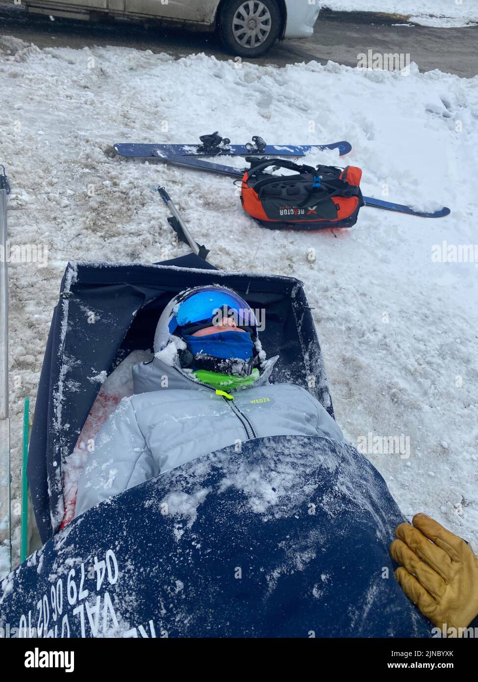 Image ©Licensed to Parsons Media. 02/04/2022. London, France. A 9 year