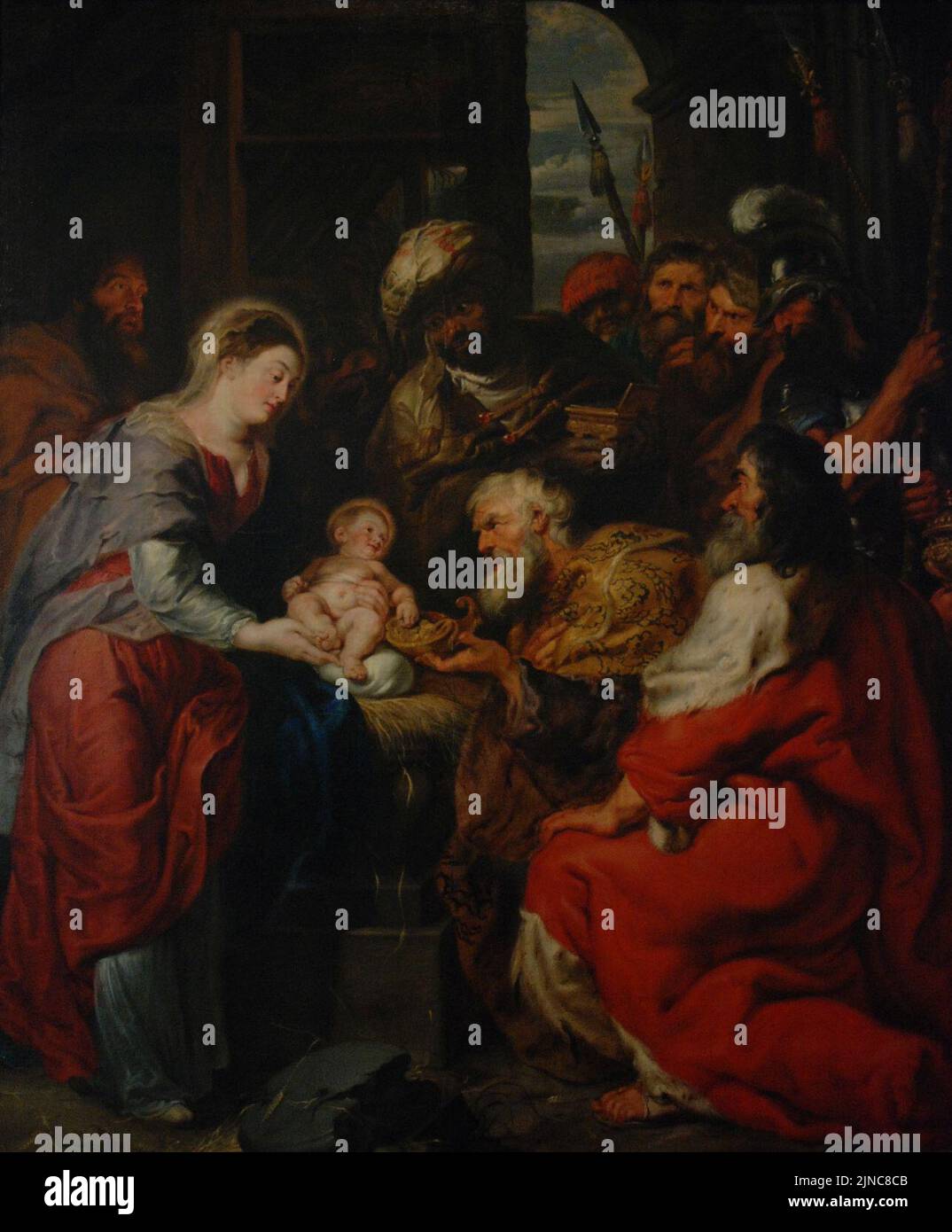 The Adoration of the Magi - Peter Paul Rubens Stock Photo - Alamy