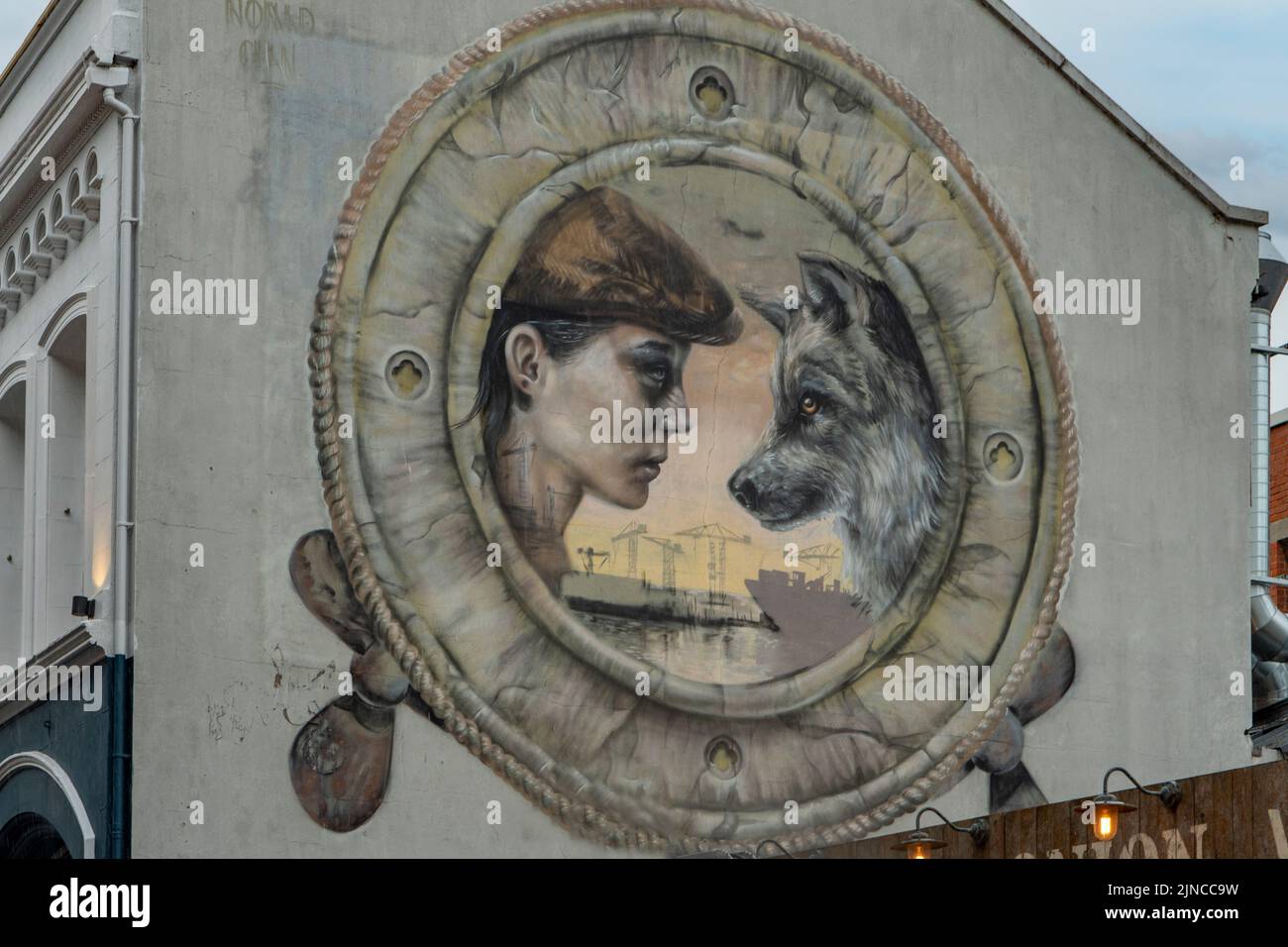 Street Art, Belfast, Northern Ireland Stock Photo Alamy