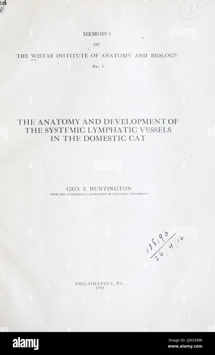 The anatomy and development of the systemic lymphatic vessels in the ...