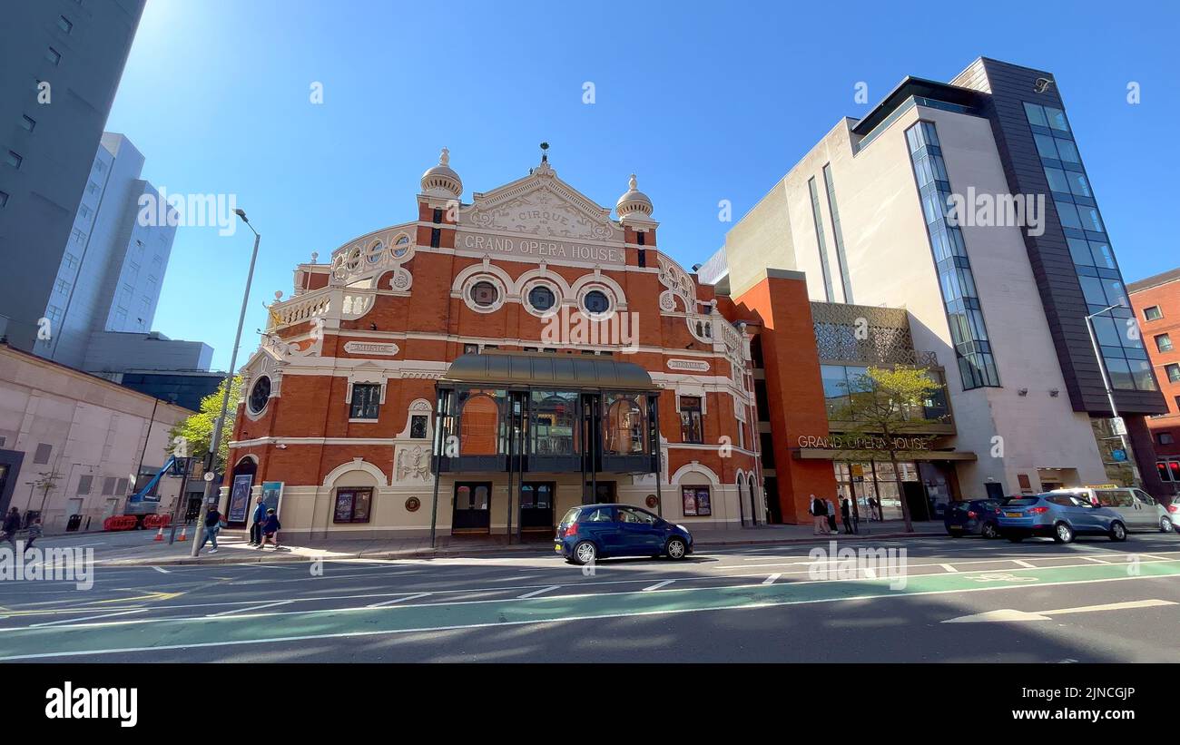 Grand Opera House in Belfast - BELFAST, UK - APRIL 25, 2022 Stock Photo