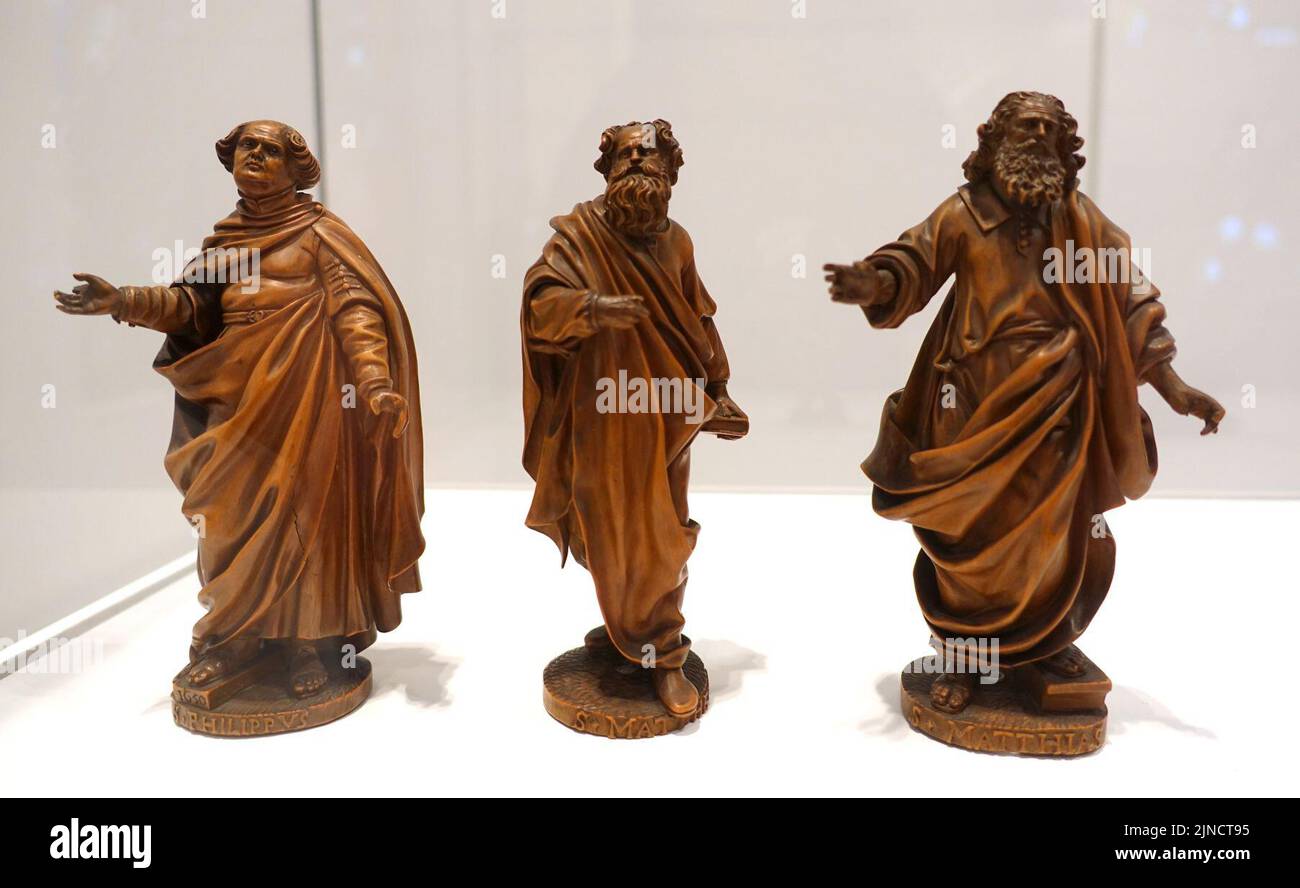 The Apostles Matthew, Matthias, and Philip, by Francois von Loo ...