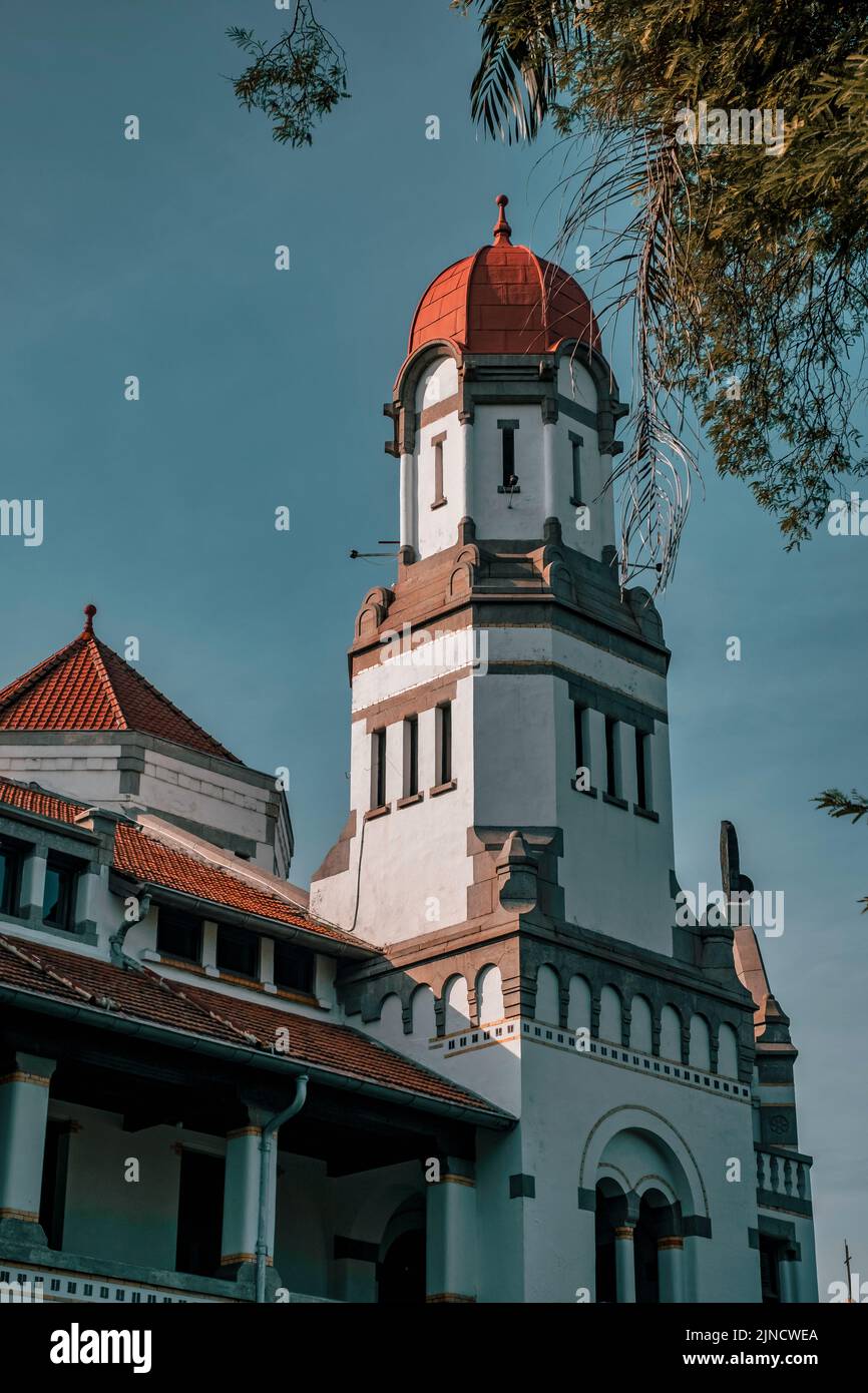 People may know this building by the name of Lawang Sewu, but did you know that it is not the original name of Lawang Sewu. At the beginning of its co Stock Photo