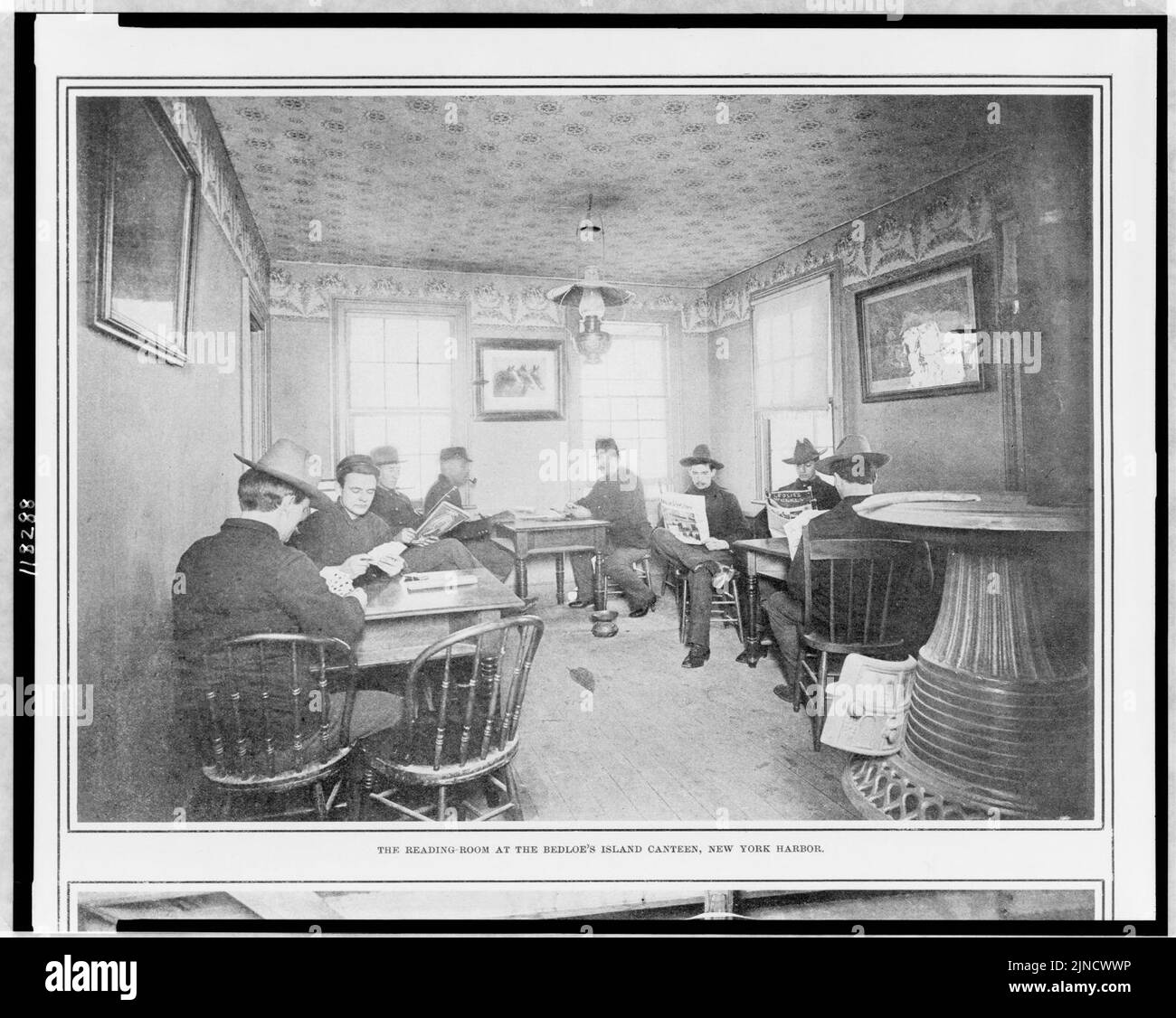 The Army canteen as it really isThe readingroom at the Bedloe's